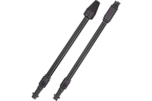 TECHKAR Zwei Hochdrucklanze Lanze Einstellbar Düse Rotordüse Dreckfräse für Karcher Hochdruckreiniger K2 K3 K4 K5 - Nicht für K6 K7