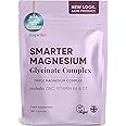 Inspiriko Magnesium Supplements for Women - 1600 mg Chelated Magnesium Complex with Citrate, Malate & Glycinate, Zinc, B6 & D3 - for Sleep, Energy & Hormonal Balance - 180 Capsules