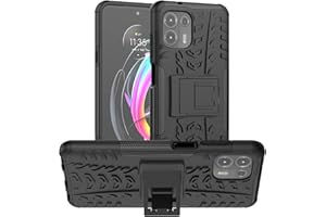 Elubugod Cover per Motorola Edge 20 Lite Custodia,Staffa Antiurto Custodia per Motorola Moto Edge 20 Fusion 5G XT2139-2 / Moto Edge 20 Lite XT2139-1 Custodia Case Cover Black