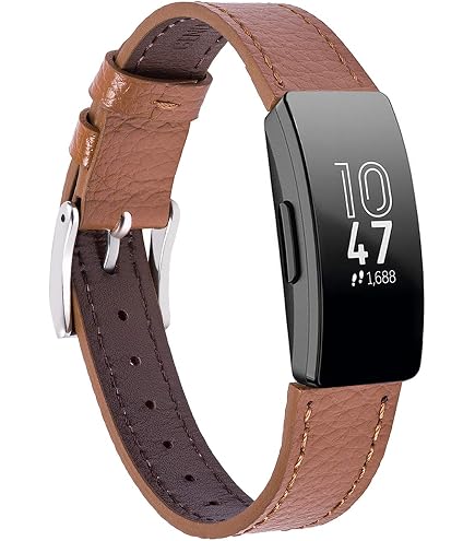 Leder-Armband Für Fitbit Inspire 3 – Elegantes Ersatzarmband Mit Metallverschluss