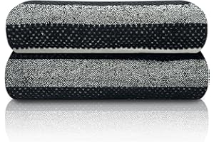 GC GAVENO CAVAILIA Black Hand Towels | Pack of 2 Royal Stripe Hand Towels For Bathroom | Super Absorbent Fast Drying Hand Towel Egyptian Cotton Black Towels Set | Spa Gym Guest Towels 50x80 Cm