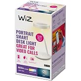 WiZ Portrait table lamp adjustable white, different selection of white tones, dimmable, suitable for video calls in home office