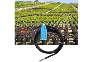 CANDEON Sonda de Sensor Sensor de Temperatura y Humedad Digital de Suelo Impermeable Tipo de Cable de sonda Impermeable Salida I2C(FS304-SHT20)