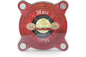 LOGICA GIOCHI Logica Juegos Art. Marte - Rompecabezas de Madera Prèciosa - Dificultad 3/6 Difìcil - Serie Star Adventures