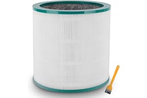 Aoonar filtre de remplacement HEPA H13 à charbon actif – compatible Dyson Pure Cool Link TP00, TP01, TP02, TP03, AM11, BP01 – équivalent 968126-03