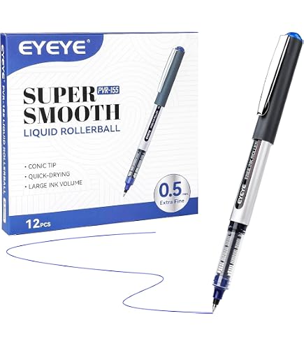 Penna Roller UNI-BALL Vision Elite UB200 Fine 0.8 mm. BLU (12 Pz