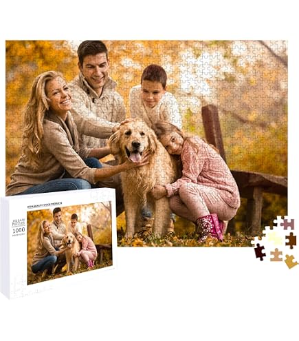 Personalized Photo Jigsaw Puzzle - Make Your Own Custom Puzzle From Picture 300/500/1006 Pieces For Adults & Kids