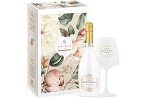 ‎SCAVI & RAY SCAVI & RAY Geschenkset Ice Prestige Spumante mit Designglas, halbtrocken, fruchtig frischer Schaumwein aus Italien, 10,5% Vol. Alkohol – Genussmoment in stilvoller Geschenkbox, Online Exclusive