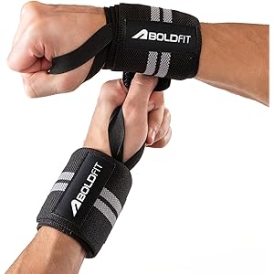 Boldfit Wrist Band for Gym Workout Wrist Support for Gym Straps for Men Hand Band Strap for Man Accessories for Men Workout Wrists Supporter wrap for Man Workouts Accessories for Women Hand Wraps