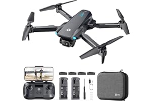 ‎HOLY STONE Holy Stone HS290 faltbare Drohne mit Kamera 1080P für Anfänger&Kinder, Quadcopter mit Optischem Fluss, App-Steuerung, Tap-Fly, 3 Geschwindigkeitsstufen, 2 Akkus, Spielzeug/Geschenk für Jungen&Mädchen