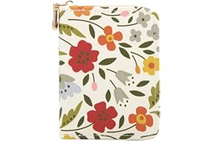 LJCZKA Damskie etui na karty kredytowe, ochrona RFID, portmonetka na karty damskie, małe, z zamkiem błyskawicznym, 9 przegródek na karty i 2 przegródki na monety, biały, Portfel RFID