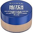 Rimmel Match Perfection Loose Setting Powder, 002 Translucent Honey, Lightweight & Breathable, Matte Finish, Vegan-Friendly Makeup, 18g