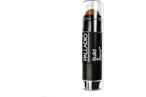 Palladio Barra de maquillaje de contorno BUILD + BLEND Maquillaje de barra de contorno, maquillaje facial para una apariencia esculpida perfecta, 0.23 onzas (canela)
