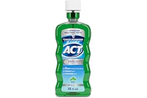 ACT Anticavity Fluoride Mouthwash Alcohol Free Mint -- 18 fl oz by ACT