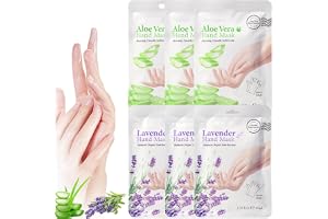 Handvård handmask 6 par fukthandskar anti-aging fuktgivande handvård, peeling handmasker, närande, mjuk handvård, för torra och spruckna händer
