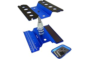LinsyRC Aluminum Alloy RC Car Work Stand Repair Workstation 360 Degree Rotation Lift with Screw Tray for 1/8 1/10 Scale RC Car Truck Buggy