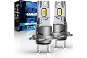 BEAMFLY H7 LED Lampadine 18000LM, Kit di Conversione per Fari Alogeni Auto, 6000K Luci Bianca
