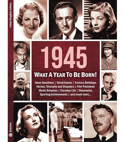 IC&G Geburtstagskarte Zum 80. Geburtstag 2025 – „Born In 1945“ Mit Konfetti-Design – Inkl. Umschlag
