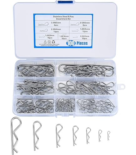 Set 230 Coppiglie In Acciaio Inox - 6 Misure Diverse, Per Auto, Camion E Tosaerba - Foto 2