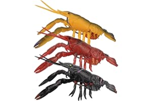 TRUSCEND Pre-Montaje de Pesca Jigs para Agua Dulce y Salada, 1:50 Super Durable TPE Señuelos de Pesca, Bien Hecho Lifelike camarón Crayfish Swimbait, Weedless señuelo para la lubina Trucha Walleye