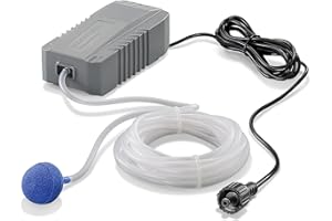 esotec Solar Teichbelüfter AIR S, 6-9V/DC Einzelpumpe, Ersatzpumpe, Sauerstoffpumpe, Gartenteich Luftpumpe, Teichpumpe, Belüfterpumpe, Zubehör-Pumpe, IP44 101850