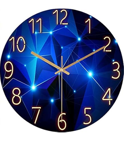 Orologio Da Parete Inter Official - 30 Cm Blu Con Logo, 3 Lancette, Per Tifosi Nerazzurri - Foto 10