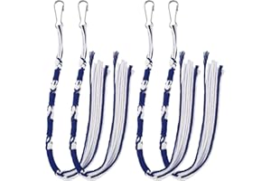 DRMFLE 4pcs Set of Vibrant Tzitzits Tassels for Prayer Shawls, Home Decor Tassels with Buckles for Hebrew Men Women, Ideal for Hanukkah, Weddings & All Occasions (Blue)