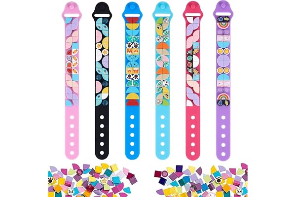 Lot de 6 bracelets à pois, bracelets d'amitié, jouets pour enfants, filles, garçons, adolescents, cadeaux d'anniversaire, 29 cm