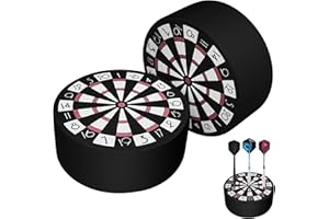 CISHOW 2 Pcs Dart Holder, 100 * 40mm Space-Saving Dart Base Station, Portable Darts Storage Stand and Dock, Mini Dartboard Holder for Soft&Steel Tip