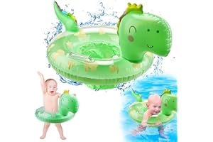BUKBAS Baby Swimming Float, Baby Swimming Ring Pool Float, Toddler Inflatable Swim Floats with Safety Seat and Handle, Swim Pool Bathing Accessories Pool for Toddlers 6-36 Months