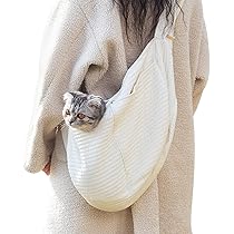 Borsa Trasporto Per Animali Tianher - Tracolla Larga E Traspirante Per Cani E Gatti Piccoli - Taglia M - Foto 4