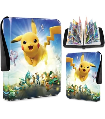 Sammelalbum Für Karten - 400 Taschen Kartenheft Mit PU Cover Wasserdicht (Rot)