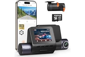 70mai Cámara de salpicadero 2.5K A410, cámara de salpicadero delantera y trasera