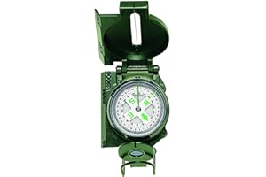 ‎HERBERTZ Herbertz Ranger-Kompass, Metallgehäuse, Grau