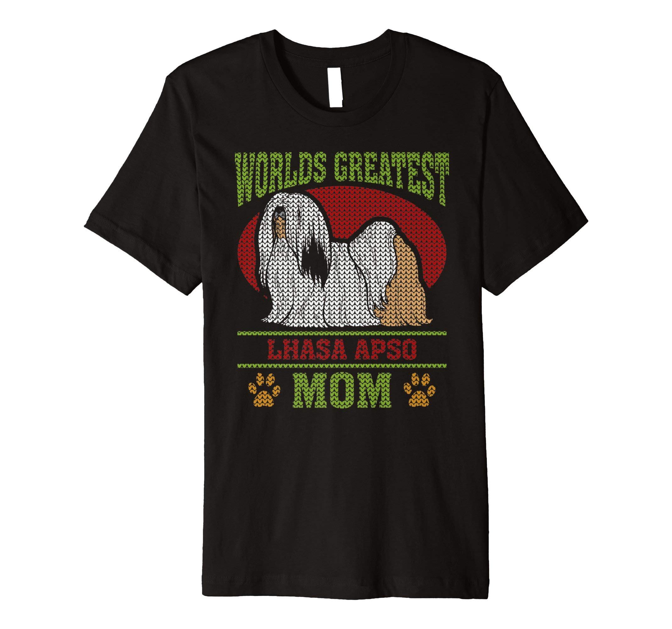 Worlds Greatest Lhasa Apso Mom Tshirt Dogs.co.uk