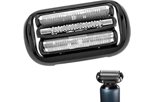 AISEELY Compatible con Braun Series 5 53B Cabezal de Recambio Negro para Afeitadora Eléctrica, Compatible con las Afeitadoras Series 5 y Series 6