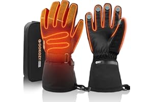 ‎GOKOZY Gokozy Beheizbare Handschuhe für Herren Damen, Motorrad-Handschuhe & Skihandschuhe - 3 Heizstufen, Handwärmer für Wintersport & Wandern, Weihnachts- und Thanksgiving-Geschenk