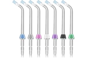 JUGNAW Paquete de 7 puntas de repuesto para irrigador dental Waterpik, cabezales de repuesto para waterpik, compatibles con irrigador bucal Waterpik