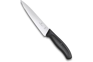 Victorinox Swiss Classic, coltello per sfilettare da cucina con lama normale in acciaio inox da 15 cm, rosso