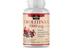 ElitesSentia Urolitina A Integratore: 120 Compresse Per Due Mesi Di Scorta -2000 mg Con Estratto Di Melograno, Juglans Regia (Noci), Mirtillo Nero.