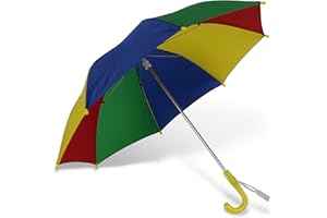 Storfisk fishing & more Parapluie pour enfant multicolore, léger et stable avec ouverture de sécurité, longueur : 56 cm, diamètre : 70 cm, multicolore, S