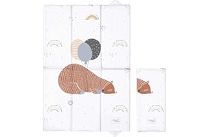 CEBA BABY Materassino fasciatoio portatile per bambini, lavabile 60 x 40 cm – Orso