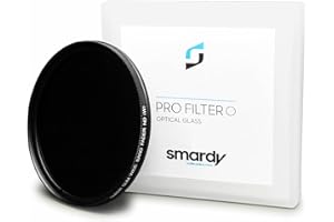 smardy 49mm Variable ND Filtro ND2 - ND400 Densidad Neutral Ajustable Compatible con Sony Alpha 3000, 7R, NEX-3, NEX-5, NEX-7, NEX-C3, NEX-F