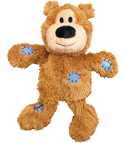 KONG Floppy Knots Jumbo XL - Giocattolo Per Cani A Forma Di Ippopotamo, Peluche Gigante Con Corda Interna E Doppio Squeaker