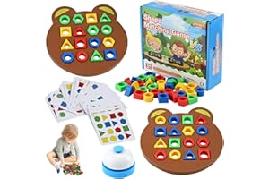 KDIMSU Formanpassung Spiel Farbsensorisches Lernspielzeug, Sensorik Spielzeug Kinderspielzeug, Montessori Spielzeug Puzzle, Form MatchingSpiel für 3 4 5 6 7 jährige Kinder Pädagogisches Spielzeug