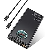 Baseus Powerbank, 65 W Power Bank USB-C 26800 mAh, batteria esterna PD QC4.0, ricarica rapida, batteria esterna con cinque us