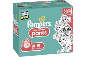 ‎PAMPERS Pampers Baby-Dry Psi Patrol Pieluchy, Rozmiar 5/160 sztuk