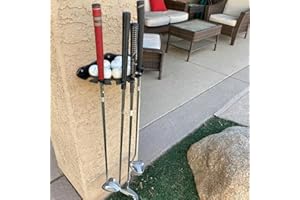 Organisateurs de clubs de golf et boîte de présentation de balles de golf, étagère de présentation de clubs de golf, support de balles de golf, idéal pour ranger et organiser votre équipement de golf