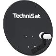 PARABOLA 40CM ACCIAIO ANTENNA SATELLITARE PER SKY,TIVUSAT LNB/OCCHIO 1 USCITA e