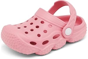 INMINPIN Unisexe Enfants Sabots Fille Garçon Bébé Sandales de Jardin Eté Antidérapant Légère Chaussures de Plage et Piscine